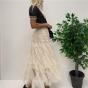 gonna in tulle con balze vic